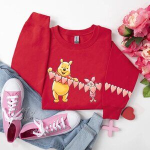 Valentines Sweatshirt Winnie Pooh